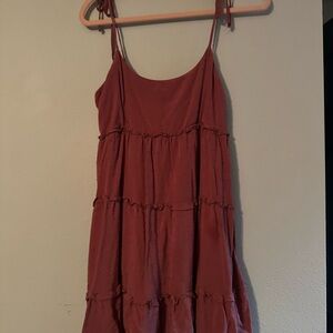 Pink Sleeveless Mini Dress